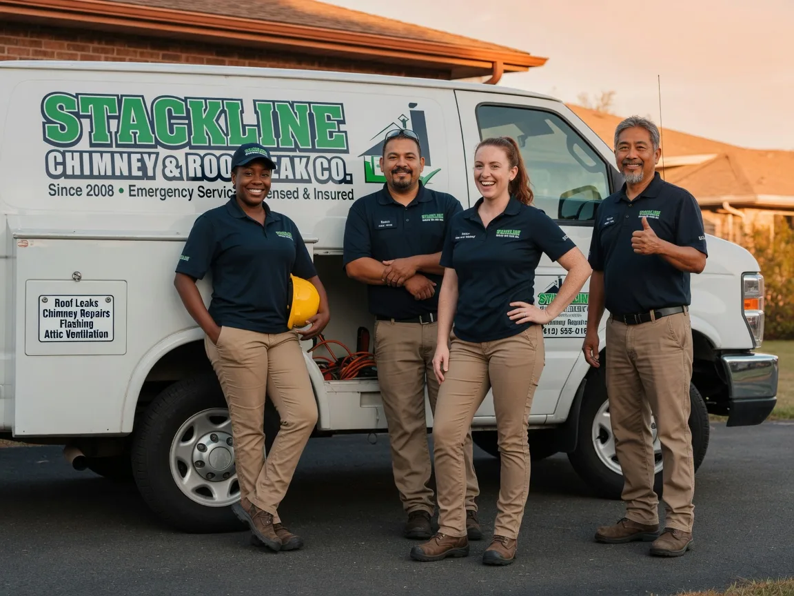 Chimney flashing repair company in Canton, OK
